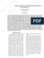 Design A Microcontroller Based System With Mini PSTN Module For Power Failure Detection