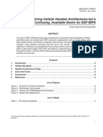 Evolving Cellular Handset Architectures But A Continuing, Insatiable Desire For DSP MIPS