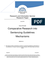 Comparative Research into Sentencing Guidelines Mechanisms