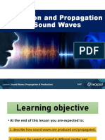 Sound Waves Lesson Explains Propagation and Production