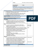 Internal Medicine 6th Year - Moduledescriptionbox