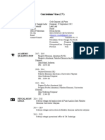 Curriculum Vitae Cendul ASSSS