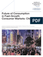 WEF Future of Consumption in Fast Growth Consumer Markets China