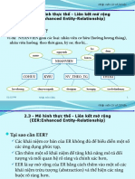 Tại sao cần EER?: 2.3-Mô hình thực thể - Liên kết mở rộng (EER:Enhanced Entity-Relationship)