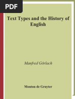 Text Types and The History of English (Manfred Gorlach, 2004 ...