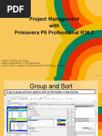 Displaying WBS in Primavera P6 Activities | PDF | Software | Computing