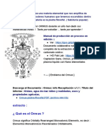 ORMUS Investigación Energía Libre Bitacora X - I +D