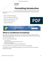 Excel Conditional Formatting Introduction