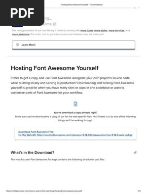 Font Awesome