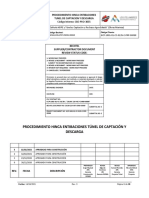 CBE-PRO-3055 Rev.3 - Procedimiento Hinca Entibaciones Tunel de Captacion y Descarga