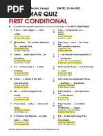 Atg-Quiz-First Conditional