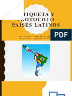 Etiqueta y Protocolo Paises Latinos