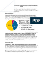 Applying theories of learning and communication in education