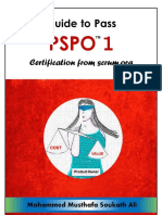 Guide To Pass PSPO 1 Certification From