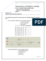 Riphah International University Lahore Dept of Computer Sciences Bscs 2 Semester