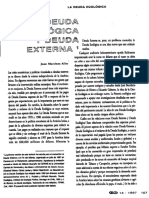 Deuda Ecologica y Deuda Externa - Martinez Alier