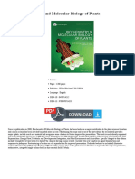 (PDF) Biochemistry and Molecular Biology of Plants: Book Details