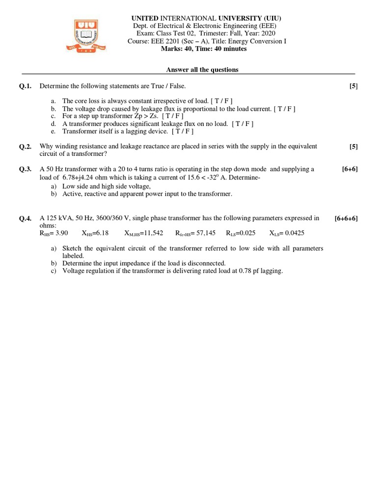 United International University (Uiu) | PDF