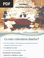Sesiunea 5. Colectarea Datelor