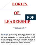 Theories of Leadership