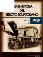 BREVE HISTORIA DEL EJÉRCITO ECUATORIANO EDISON MACIAS