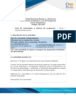 Guía de Actividades y Rúbrica de Evaluación - Tarea 1 - Conocimientos Previos