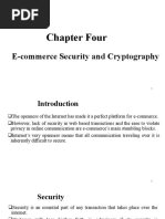 Chapter Four: E-Commerce Security and Cryptography