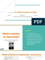 3.1 Modelos Económicos de México Presentación