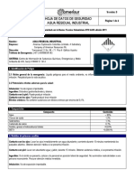 DO-HSEQ-010 MSDS Agua Industrial