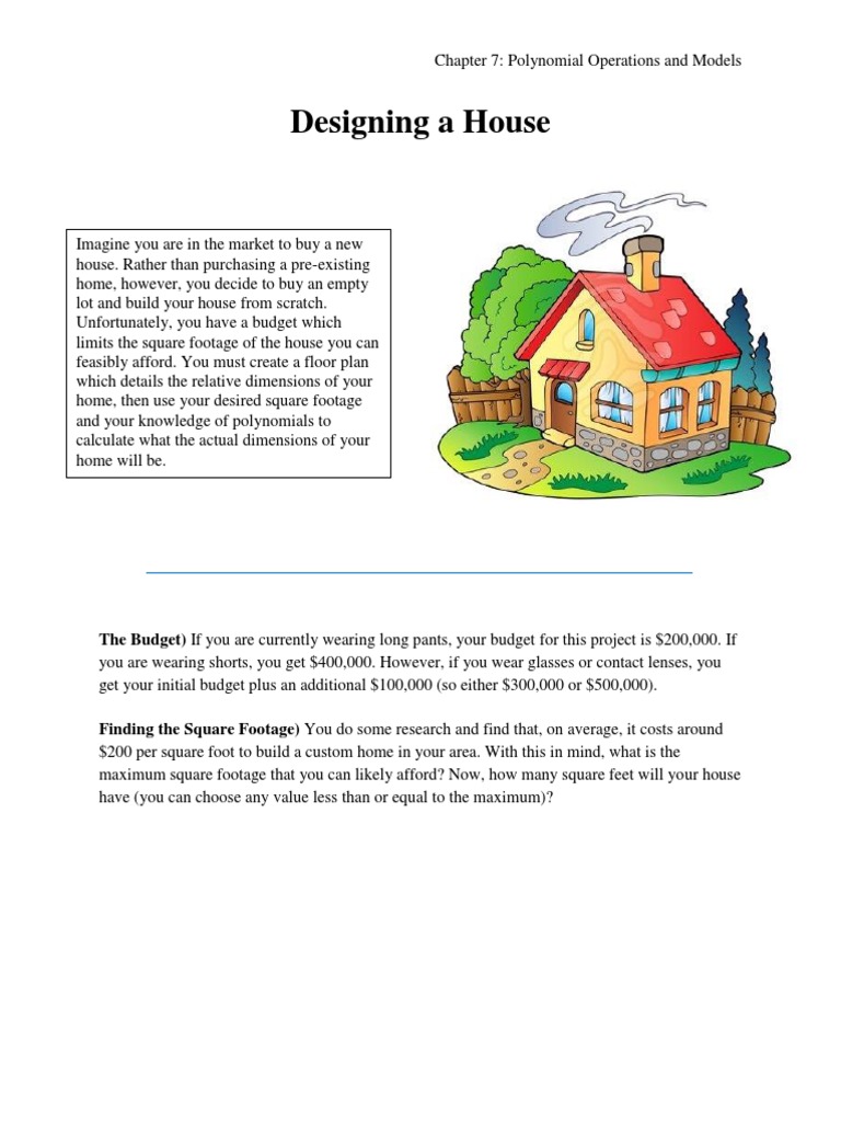 Polynomial Models for Home Design | PDF | Equations | Function ...