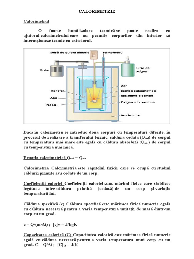 CALORIMETRIE | PDF