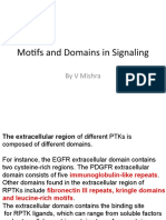 Motifs and Domains in Signaling VM