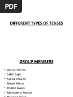 Different Types of Tenses