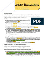 Procedimientos Declarativos