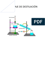 Montaje de Destilación y Decantación