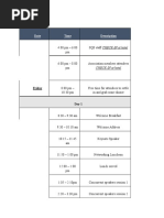 Conference Schedule