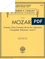 Mozart - 21 Concert Arias