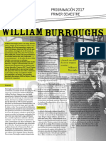 William Burroughs: Programación Primer Semestre