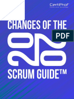 Changes of The Scrum Guide 2020