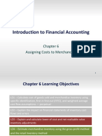 Introduction To Financial Accounting: Chapter (6 (Assigning (Costs (To (Merchandise