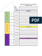 CALENDARIO ACADEMICO 1er Semestre 2021 Hoja de Planificación