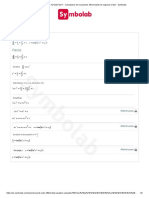 (Dy) - (DX) Y - X + (Y 2) - (X 2) +1 - Calculadora de Ecuaciones Diferenciales de Segundo Orden - Symbolab