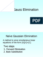 Gaussian Elimination