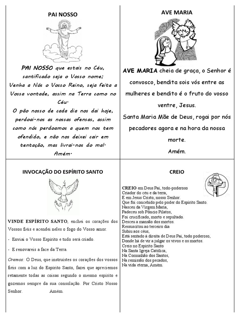 Livrinho de Orações | Download grátis PDF | Rosário | Comportamento e ...