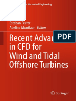 Recent Advances in CFD For Wind and Tidal Offshore Turbines: Esteban Ferrer Adeline Montlaur Editors