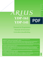 YDP-161 YDP-141: Manual Do Proprietário Manuale Di Istruzioni Gebruikershandleiding