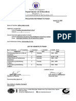 Philippine Teacher Permit Application