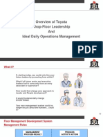 Toyota Obeya Management System Overview of Floor Management Development System