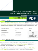 Industrial and Agricultural Growth in Maharashtra With