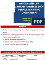 Metode Analisis Ukuran Partikel